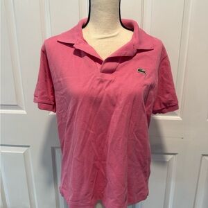 Lacoste Men’s Pink Polo Shirt